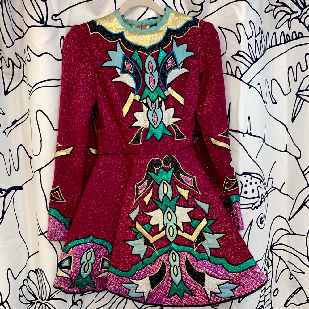 pink irish dance costume!